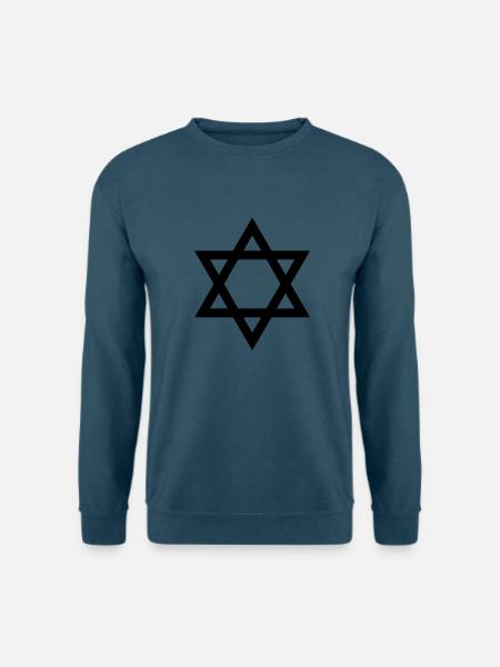 davidstern - Unisex Pullover - Indigoblau