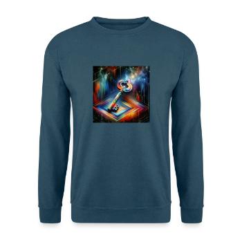 Schlüssel - Unisex Pullover - Indigoblau - Vorne