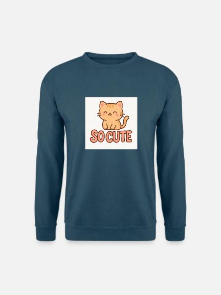 Süßes Kätzchen - Unisex Pullover - Indigoblau