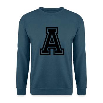 A - Unisex Pullover - Indigoblau - Vorne