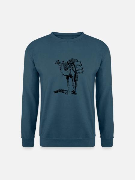 Kamel - Unisex Pullover - Indigoblau