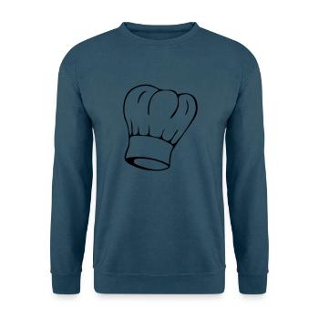 Kochmütze - Unisex Pullover - Indigoblau - Vorne