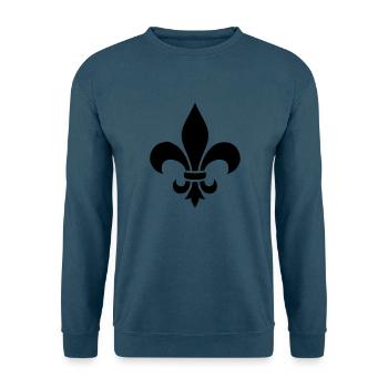 Lilie - Unisex Pullover - Indigoblau - Vorne