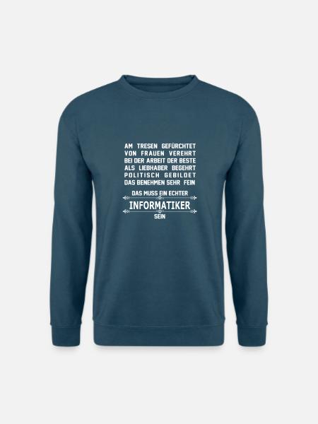 informatiker - Unisex Pullover - Indigoblau