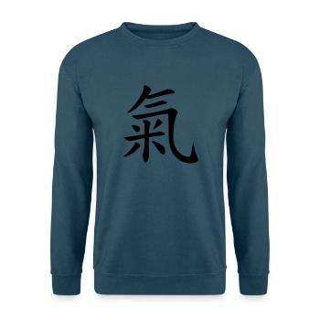 Qi Leben Freude - Unisex Pullover - Indigoblau - Vorne
