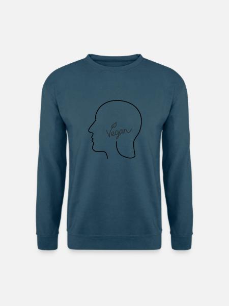 Vegan Head - Unisex Pullover - Indigoblau