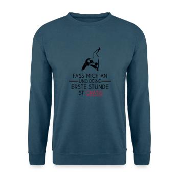 Erste Stunde | Judo Tassen & Zubehör - Unisex Pullover - Indigoblau - Vorne