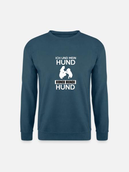 Hund Hunde - Unisex Pullover - Indigoblau