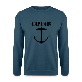 captain - Unisex Pullover - Indigoblau - Vorne