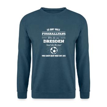 Dresden - Unisex Pullover - Indigoblau - Vorne