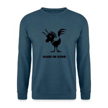 Hahn Im Korb - Unisex Pullover - Indigoblau - Vorne