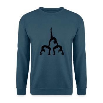 Akrobatik - Unisex Pullover - Indigoblau - Vorne