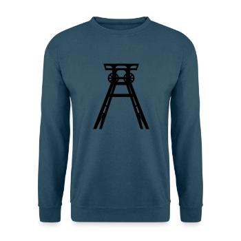 Bergbau - Unisex Pullover - Indigoblau - Vorne