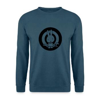 Hase KFZ - Unisex Pullover - Indigoblau - Vorne