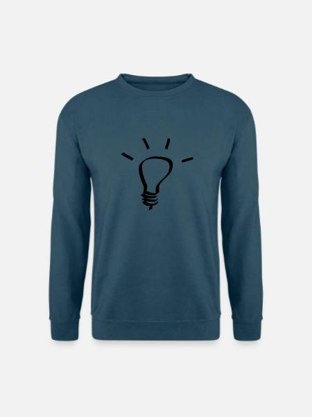 Glühbirne Idee Geschenk - Unisex Pullover - Indigoblau