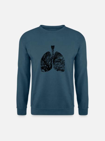 Natur Lunge Baum - Unisex Pullover - Indigoblau
