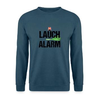 Lauch Alarm Lustige Sprüche Spast Spargel Geschenk - Unisex Pullover - Indigoblau - Vorne