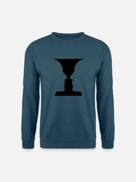 Face to Face? - Unisex Pullover - Indigoblau
