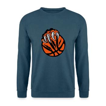 Basketball Pfote Krallen Tier wilden Bären - Unisex Pullover - Indigoblau - Vorne