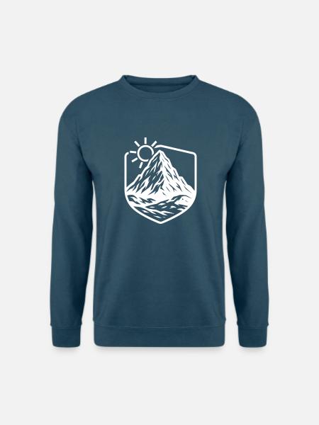 Berge Gipfel - Unisex Pullover - Indigoblau