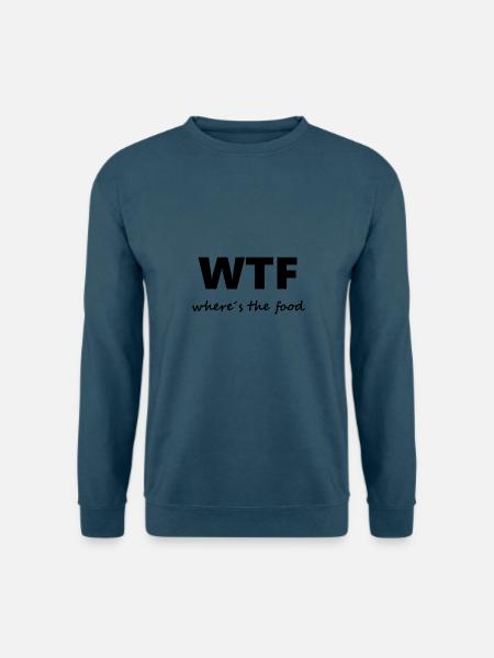 WTF Food - Unisex Pullover - Indigoblau