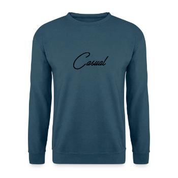 Casual - Unisex Pullover - Indigoblau - Vorne