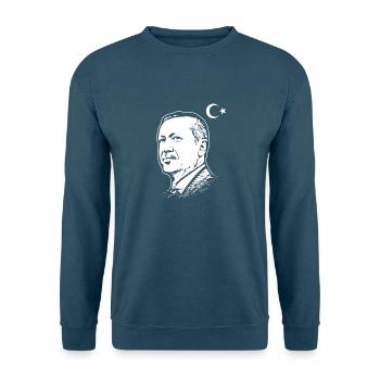 Recep Tayyip Erdogan Türkei - TÜRKIYE - Unisex Pullover - Indigoblau - Vorne