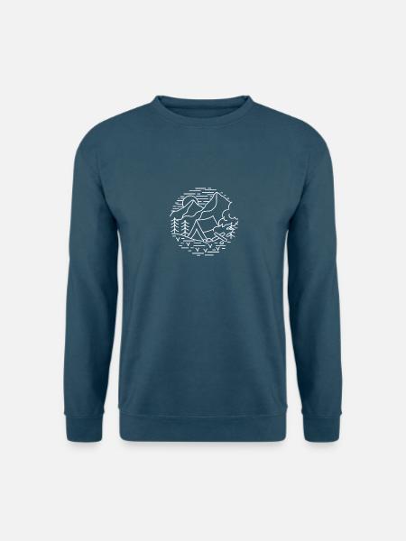Go Camping! - Unisex Pullover - Indigoblau