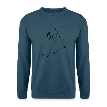 Sternbild Steinbock Sternzeichen - Unisex Pullover - Indigoblau - Vorne