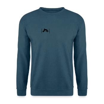 Hochsprung - Unisex Pullover - Indigoblau - Vorne