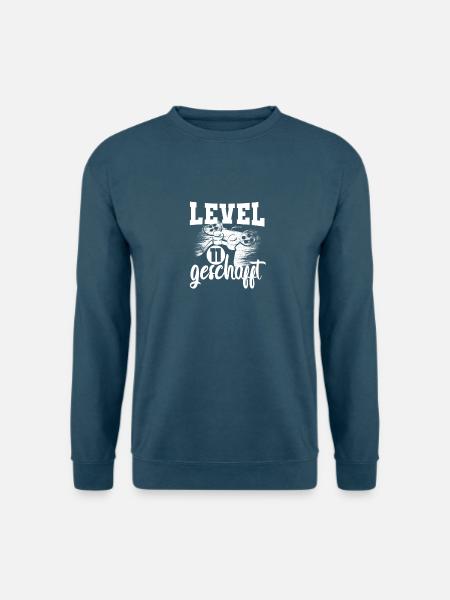Geburtstag 11 Jahre Jungn Level 11 geschafft - Unisex Pullover - Indigoblau