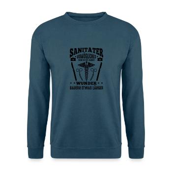 Sanitäter Geschenkideen - Unisex Pullover - Indigoblau - Vorne
