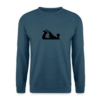 Schreiner Geschenkideen Hobel - Unisex Pullover - Indigoblau - Vorne
