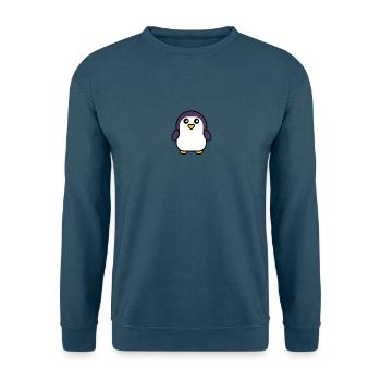 süßer Kawaii Pinguin - Niedliches Tierdesign für K - Unisex Pullover - Indigoblau - Vorne