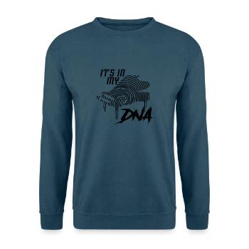 Piano Klavier Design Fingerabdruck - Unisex Pullover - Indigoblau - Vorne