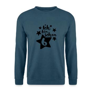 Ich bin schon Sechs! - Unisex Pullover - Indigoblau - Vorne