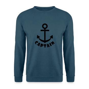 captain - Unisex Pullover - Indigoblau - Vorne