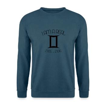 ZWILLINGE STERNZEICHEN - Unisex Pullover - Indigoblau - Vorne