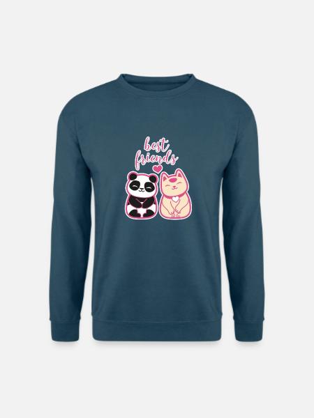 Neko Nakamura Freunde - Unisex Pullover - Indigoblau