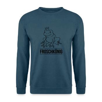 Froschkönig - Unisex Pullover - Indigoblau - Vorne