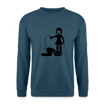 couple woman man - Unisex Pullover - Indigoblau - Vorne