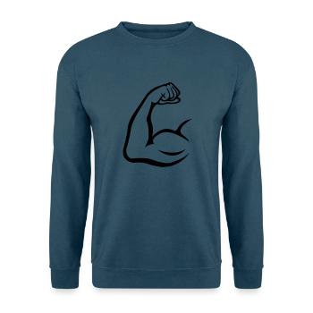 bizeps - Unisex Pullover - Indigoblau - Vorne