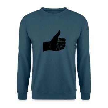 daumen hoch - Unisex Pullover - Indigoblau - Vorne