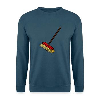 putzen cleaning putzfrau broom wischmop14 - Unisex Pullover - Indigoblau - Vorne