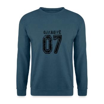 Gjakove 07, Gjakova 07, Kosovo Albaner Geschenk - Unisex Pullover - Indigoblau - Vorne