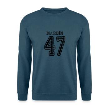 47 Mardin Türkisches Nummernschild als Geschenk - Unisex Pullover - Indigoblau - Vorne