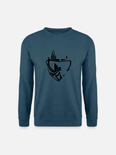 Fullface your fears - Unisex Pullover - Indigoblau