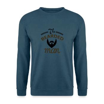 The Bearded Man - Unisex Pullover - Indigoblau - Vorne