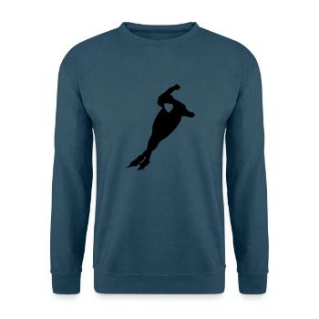 Skater, Skaten - Unisex Pullover - Indigoblau - Vorne