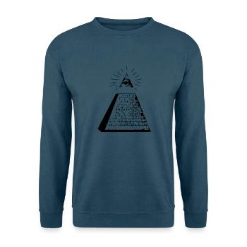 Illuminati - Unisex Pullover - Indigoblau - Vorne